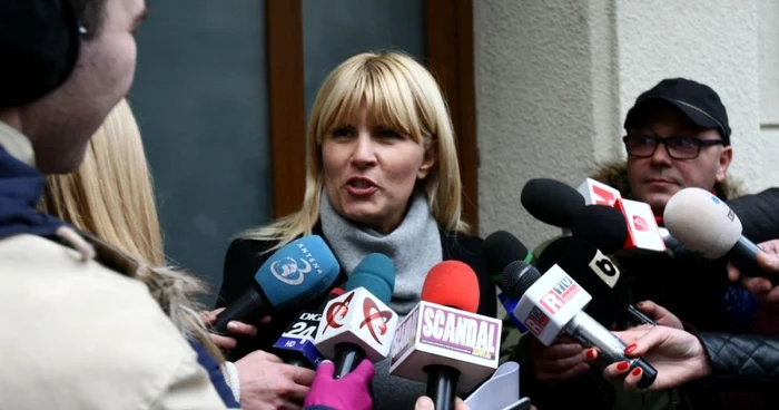 Elena Udrea la DNA. FOTO Dorin Constanda