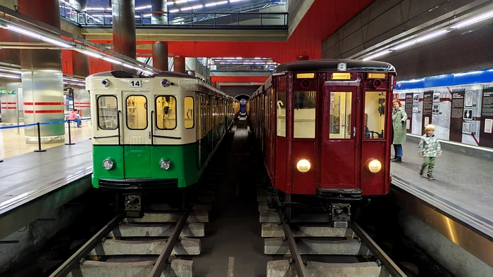 Garnituri vechi ale metroului din Madrid 