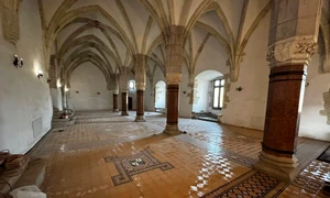 Restaurarea Sălii Cavalerilor din Castelul Corvinilor (© Muzeul Castelul Corvinilor)