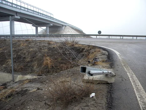 gard rupt autostrada buc - ploiesti