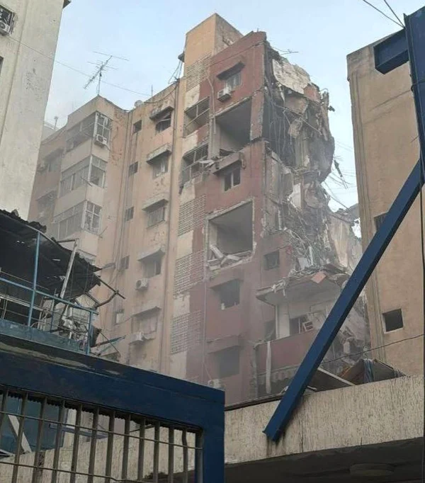 Beirutul este în stare de alertă de câteva zile. Foto X/ Eye on Palestine 