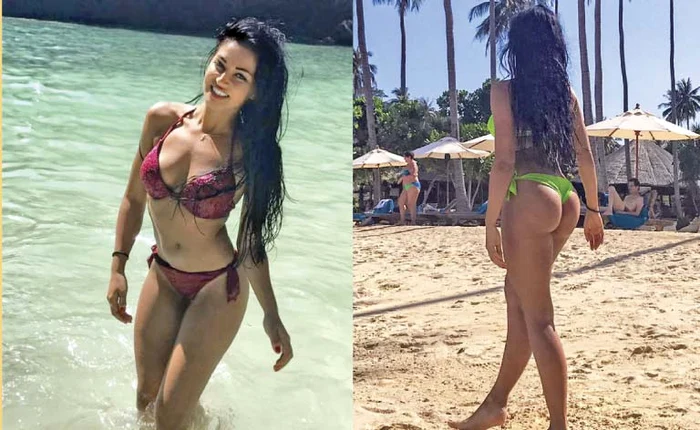 
    Elena Ionescu s-a pozat  şi din faţă, şi din spate,  în Thailanda  