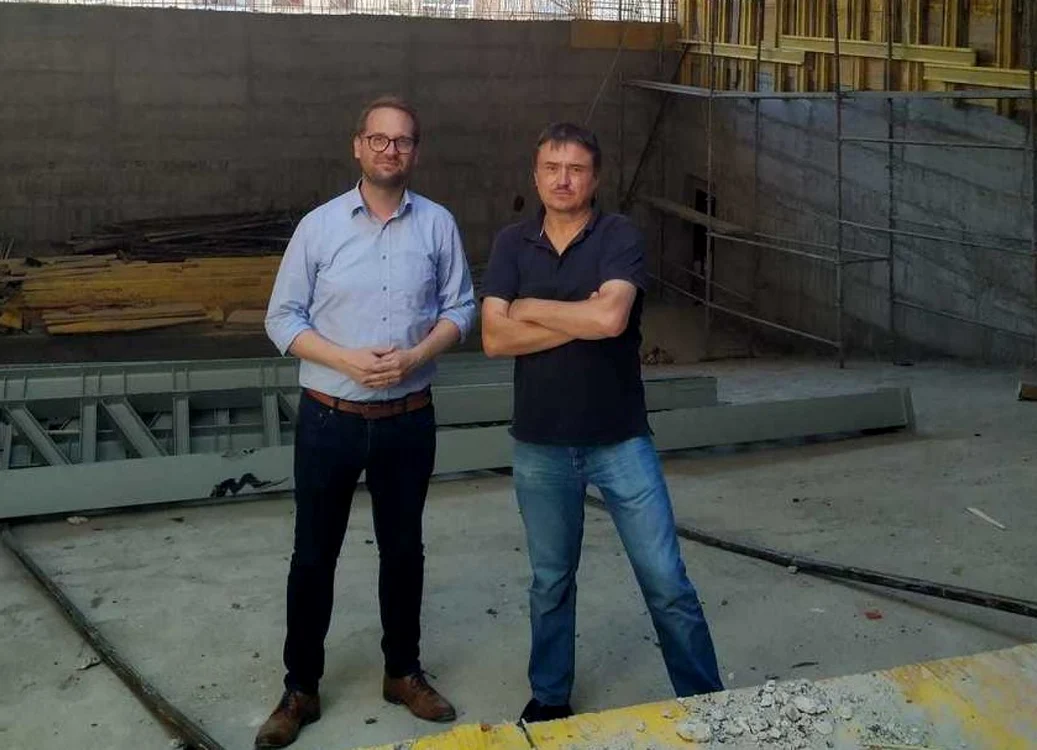 Dominic Fritz şi regizorul Cristian Mungiu