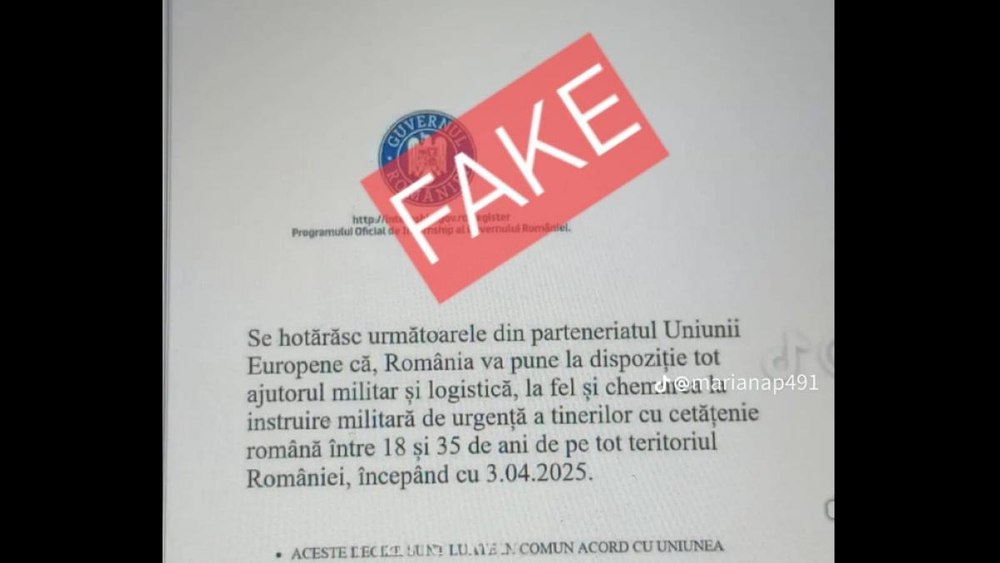 „România nu participă la un conflict militar”. MAI dezminte un nou fake news care circulă pe internet