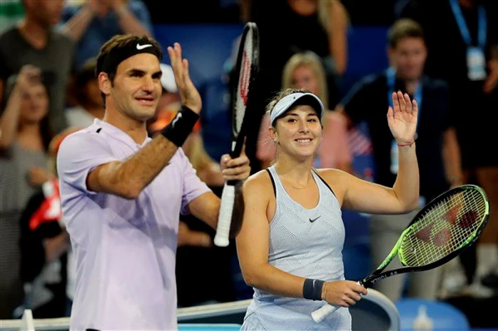 Roger Federer şi Belinda Bencic