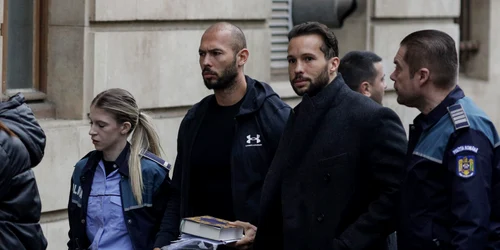  Frații Andrew și Tristan Tate, la Curtea de Apel București - 10 ianuarie 2023. FOTO Inquam / Octav Ganea