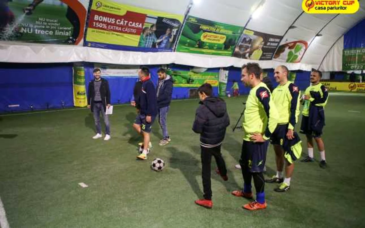 Fiul lui Sorin Paraschiv a învins la fotbal darts