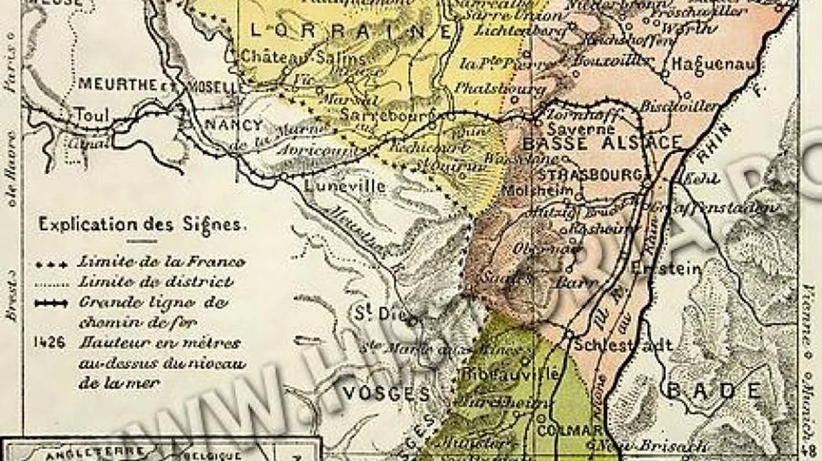 Alsace – Lorraine – the source of the Franco German Dispute jpeg