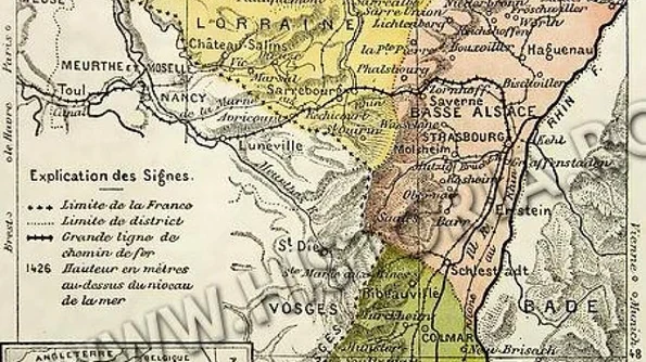 Alsace – Lorraine – the source of the Franco German Dispute jpeg