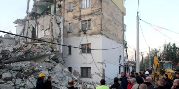 Cutremur Albania 25 noiembrie 2019 FOTO EPA-EFE / Malton Dibra