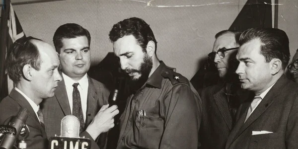 René Lévesque Fidel Castro Montreal 1959 jpg