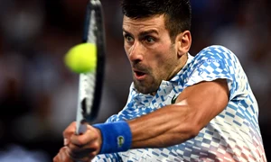 Novak Djokovici în semifinala masculină de la Australian Open. FOTO EPA-EFE