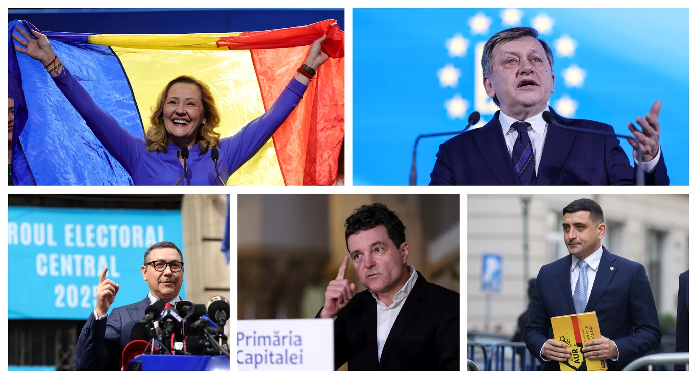 Cinci candidați se bat cu șanse pentru turul doi 