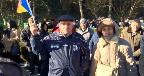 Gheorghiţă Stănilă şi Maria Mocanu - pelerini la Peştera Sfântului Andrei Foto Sînziana Ionescu
