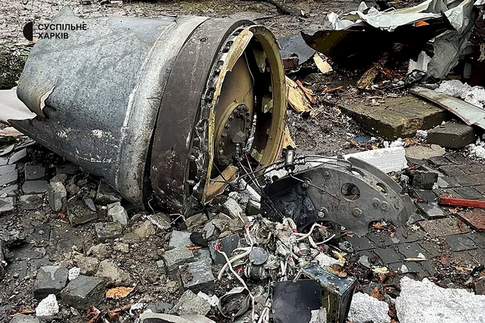 Fragment de rachetă balistică nord-coreeană folosită împotriva Harkov FOTO PROFIMEDIA