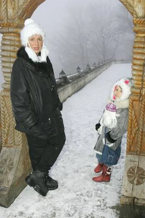 Teo Trandafir şi Maya, fiica ei