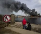 Incendiu la fabrica Nevskaya din Sankt Petersburg. Foto EPA-EFE