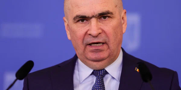 Conferință de presă organizată de președintele interimar Ilie Bolojan la Palatul Cotroceni, în București. FOTO Inquam Photos / Octav Ganea 