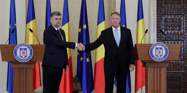 Marcel Ciolacu si Klaus Iohannis Foto Inquam Photos George Calin (2) jpg