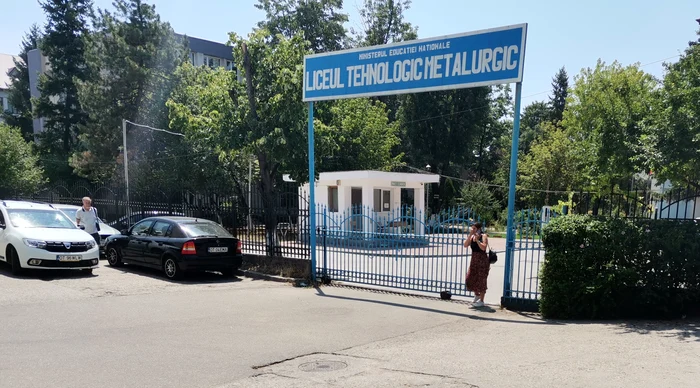La Liceul Metalurgic a fost unul dintre centrele de examen FOTO: A.M.