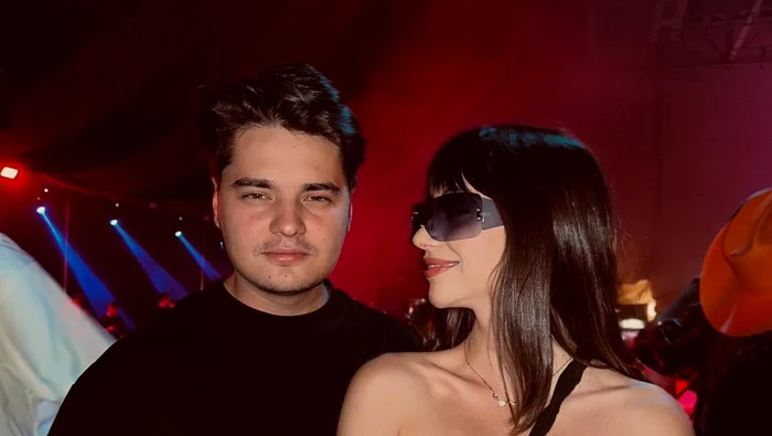 Selly și iubita sa, Smaranda. FOTO: Arhivă