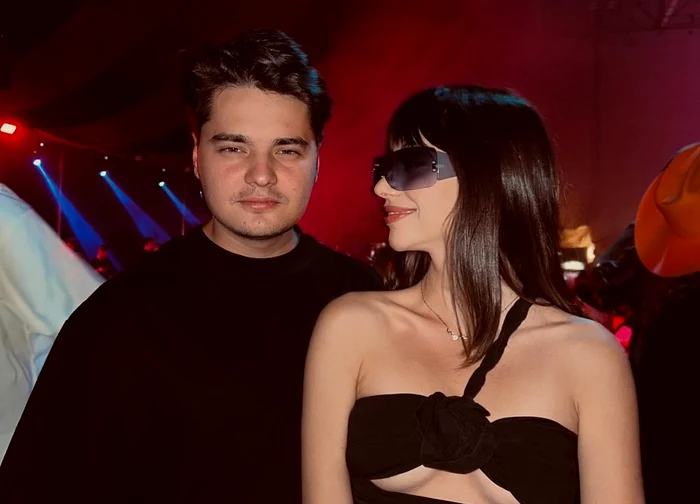 Selly și iubita sa, Smaranda. FOTO: Arhivă