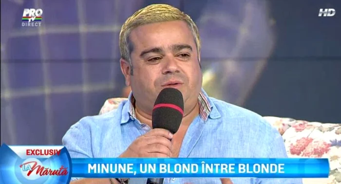 Manelistul s-a vopsit blond după ce a pierdut un pariu