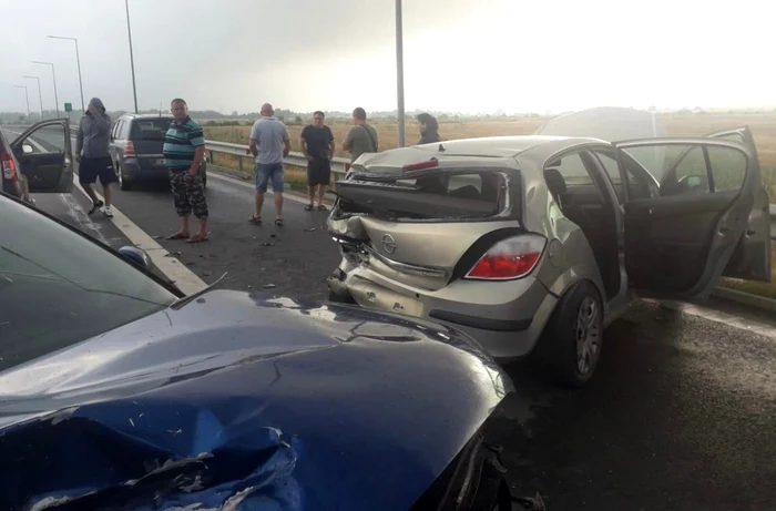 Accident în Timiş FOTO DRDP Timişoara