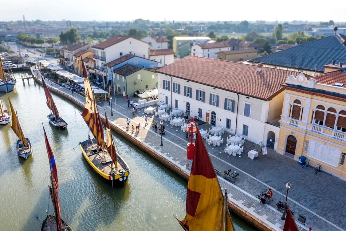 Cesenatico se află în nord-estul Italiei / foto: Facebook