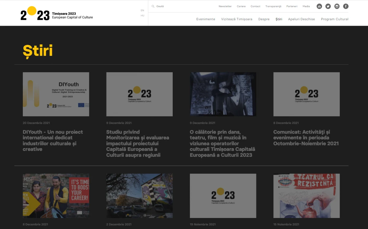 Site nou Timişoara 2023