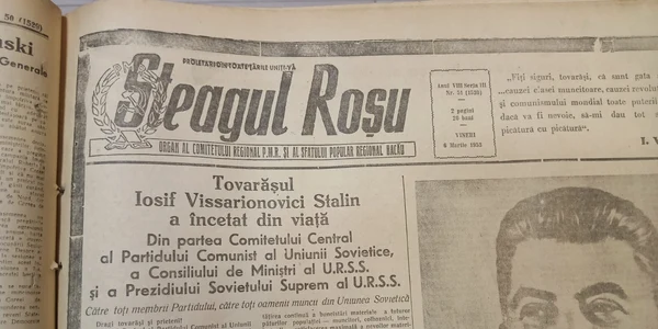 Tovarășul Stalin a încetat din viață jpg