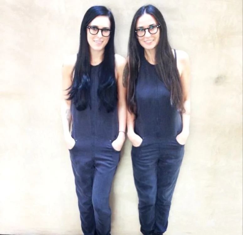 Rumer Willis şi Demi Moore par să fie mai degrabă surori, decât mamă şi fiică.