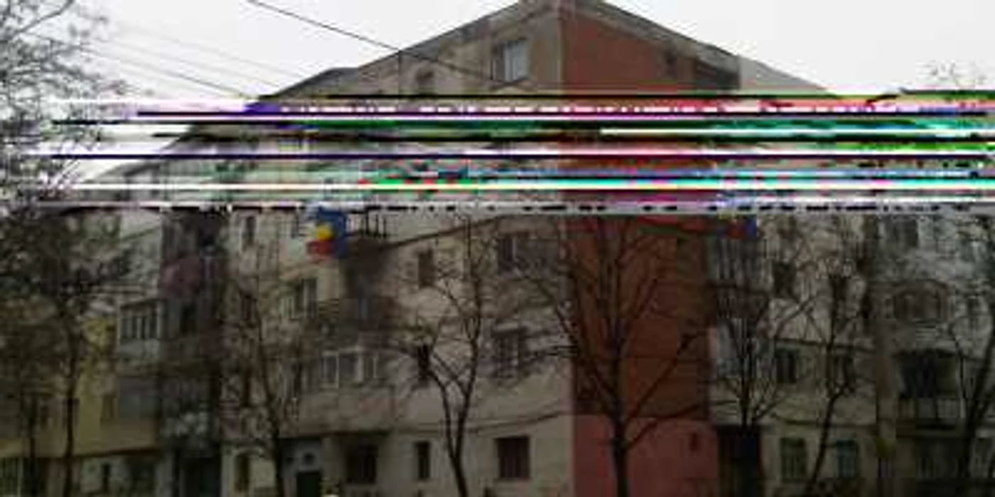 Tricolorul arborat la balcon