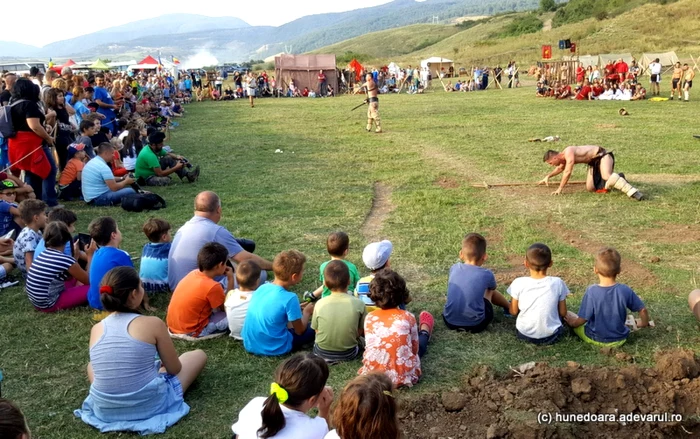 Lupte de gladiatori. FOTO: Daniel Guţă. ADEVĂRUL.