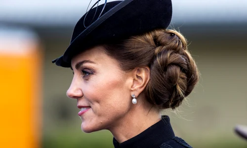 Kate Middleton cu tocă neagră 2, Getty jpg