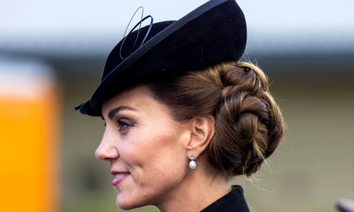 Kate Middleton cu tocă neagră 2, Getty jpg