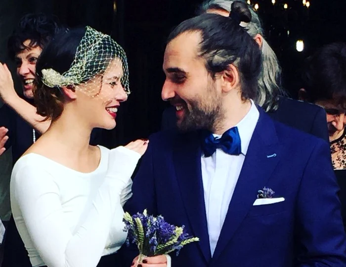 Crina a purtat o rochie atipică de mireasă foto: arhiva personală