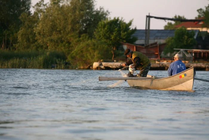 Pescari în Delta Dunării FOTO Adevărul