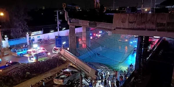 Pod rutier prabusit Thailanda 1 august 2022 FOTO Profimedia