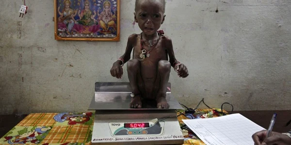 Subnutriția este foarte răspândită în India (Foto: Reuters)