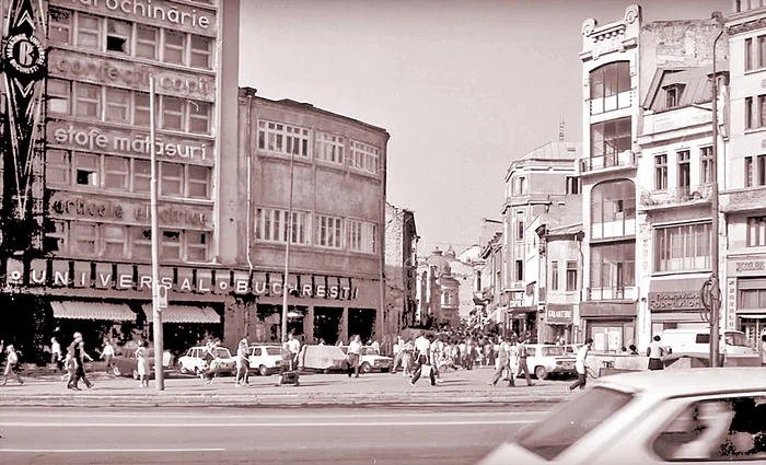 După Revoluţie, magazinul a devenit o ruină