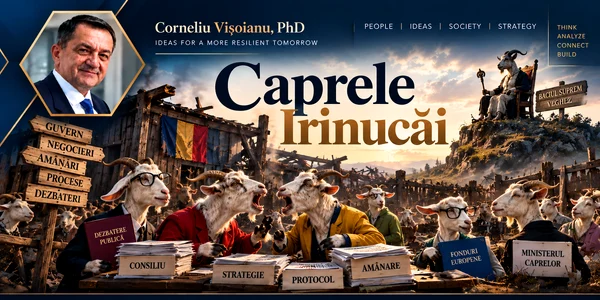 Caprele Irinucăi  Goat Government Satire png