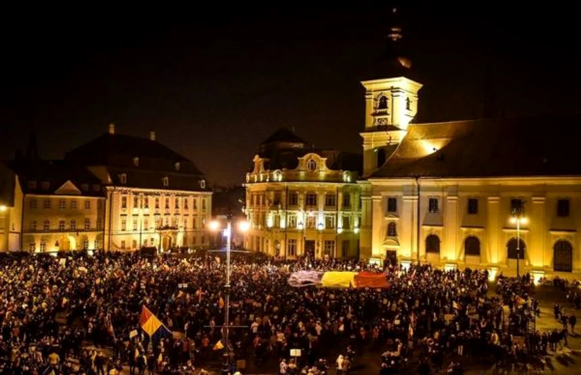 Proteste la Sibiu              FOTO:Facebook