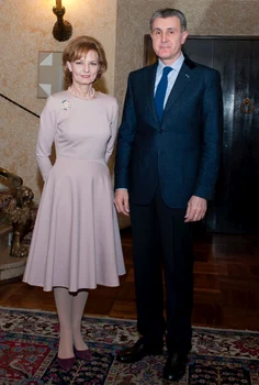 Majestatea Sa Margareta în rochie cloșFOTO: Daniel Angelescu/Casa Majestăţii Sale