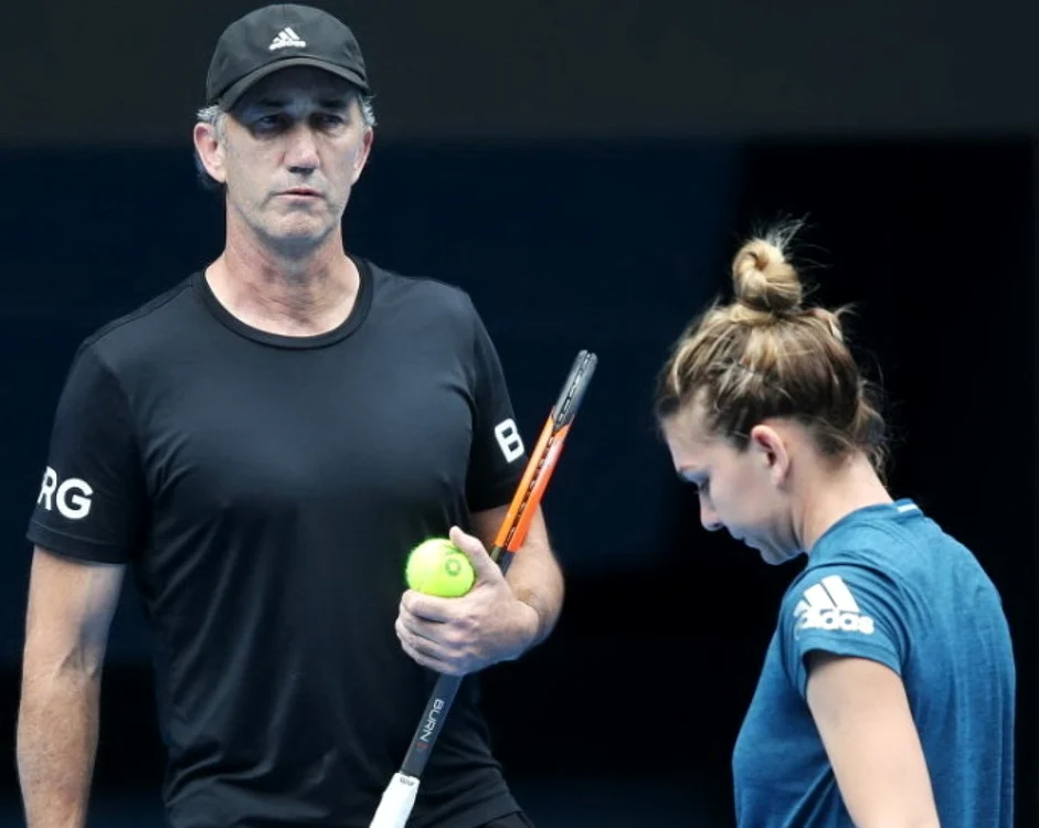 Darren Cahill si Simona Halep