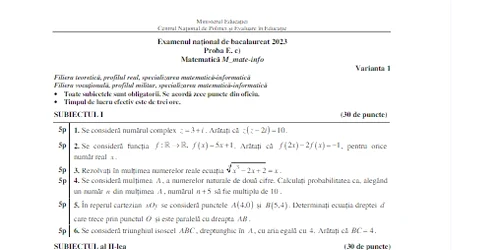 subiecte bac 2023 mate info jpg