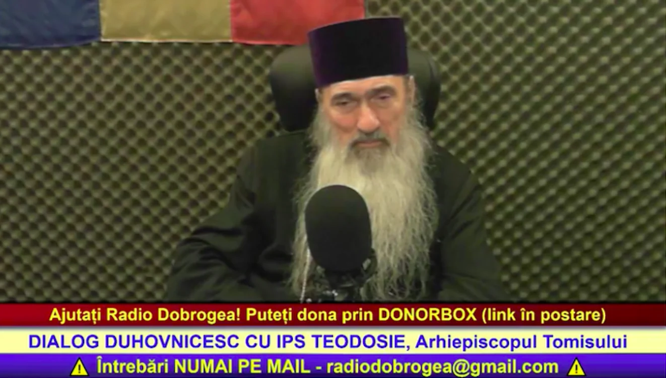 IPS Teodosie arhiepiscopul Tomisului în emisiune la Radio Dobrogea Sursa Facebook Arhiepiscopia Tomisului