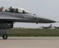 Exercițiu demonstrativ de executare a unei misiuni de Poliție Aeriană cu aeronave F-16 Fighting Falcon ale Forțelor Aeriene Române, la baza Aeriană 86 Borcea, județul Ialomița. FOTO Inquam Photos / Octav Ganea