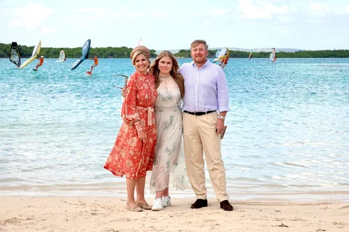 Familia Regala a Olandei, Regele Willem Alexander, Regina Maxima si Printesa Mostenitoare Amalia in turneu, Bonaire