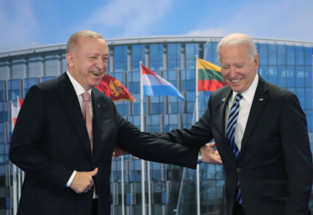 Recep Tayyip Erdoğan şi Joe Biden
